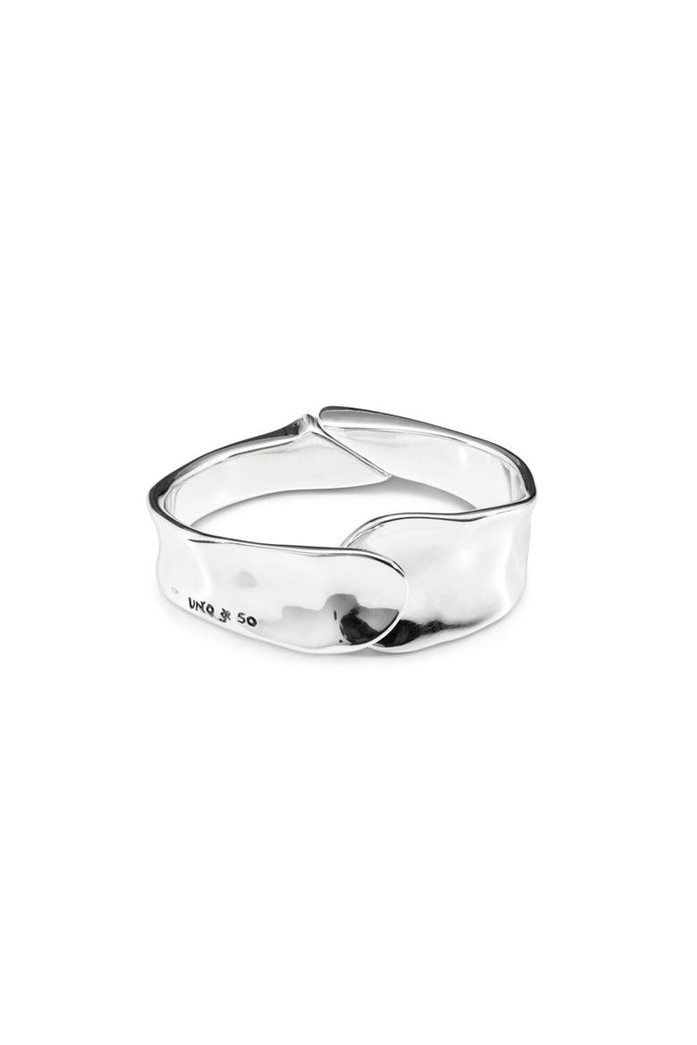 Wave Cuff, Main, color, Silver