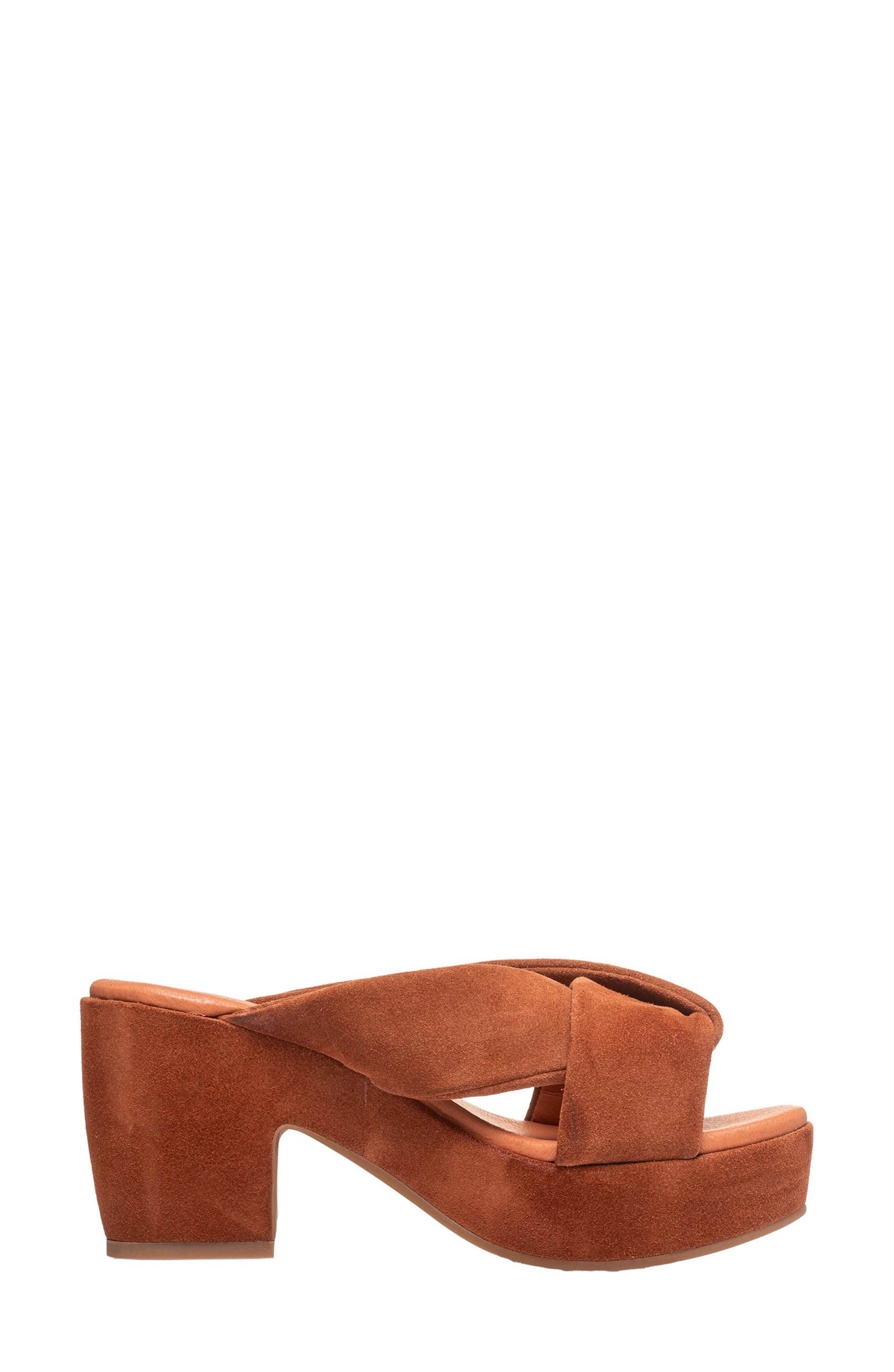 Talise Slide Sandal, Alternate, color, TOBACCO