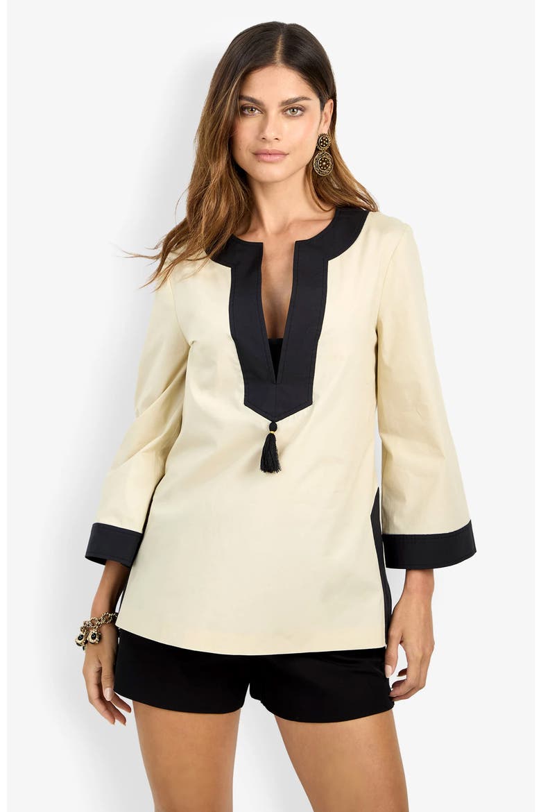 Dametria Top, Alternate, color, Almond
