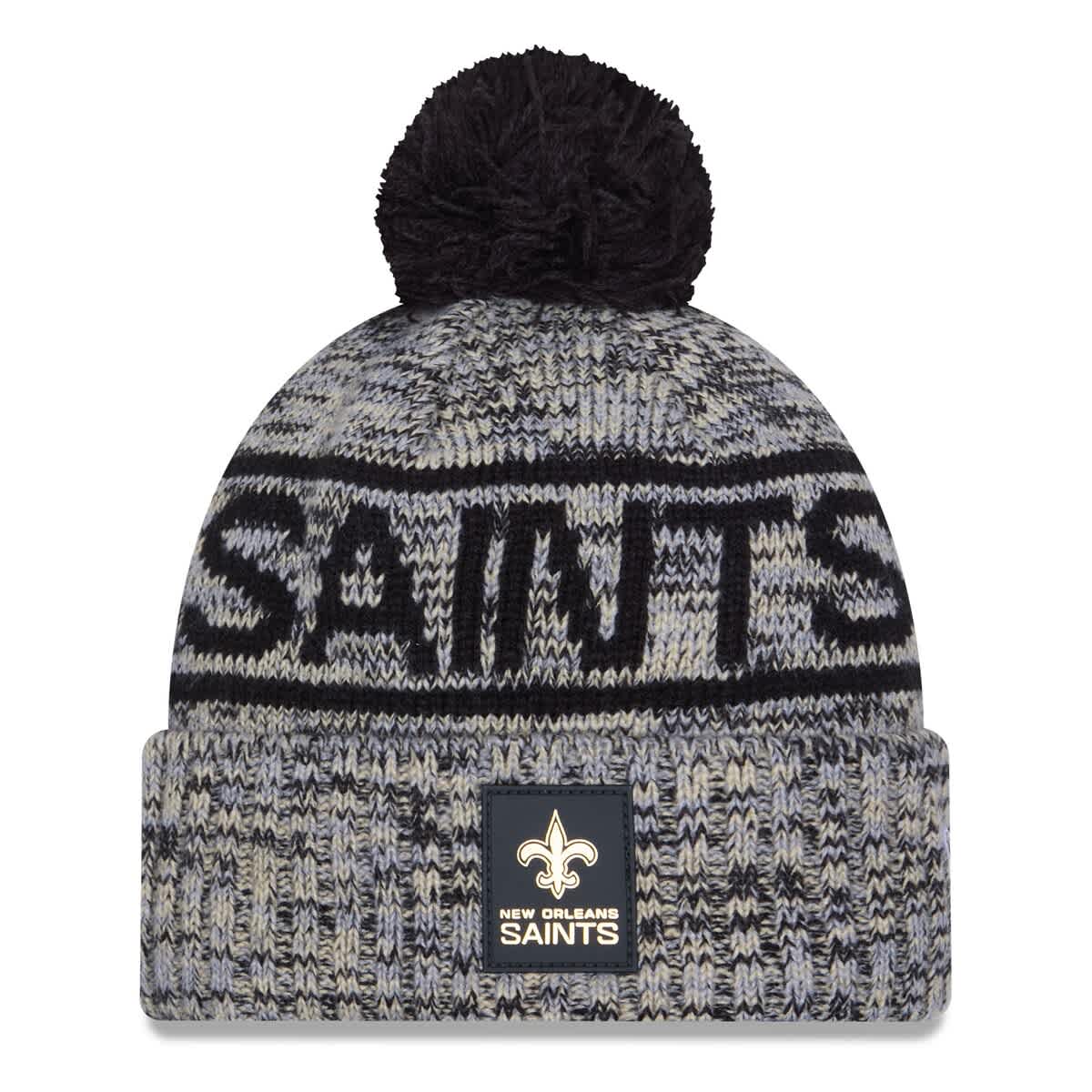 Men's New Era Black New Orleans Saints 2025 Sideline Cold Weather