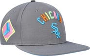 PRO STANDARD Men's Pro Standard  Gray Chicago White Sox Washed Neon Snapback Hat