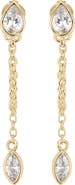 ATHRA LUXE Modern Muse CZ Drop Earrings