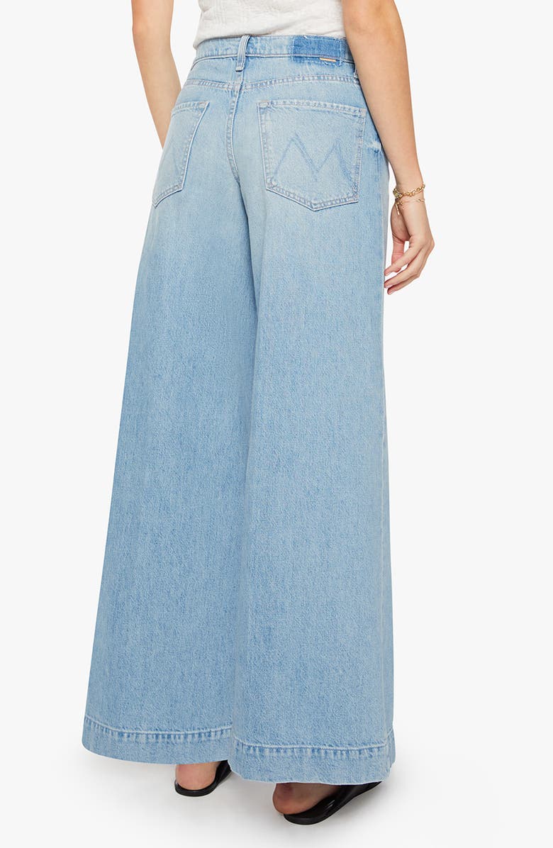 MOTHER Headliner Sneak Wide Leg Jeans, Alternate, color, Head Rush
