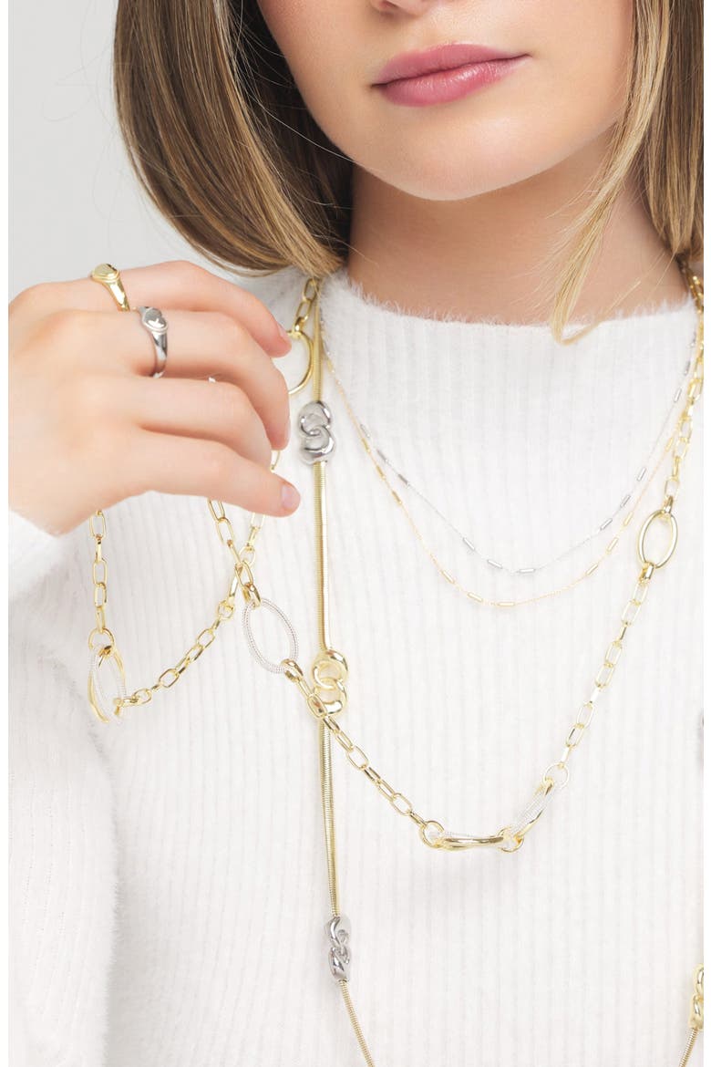 Aurea Long Necklace, Alternate, color, GOLD