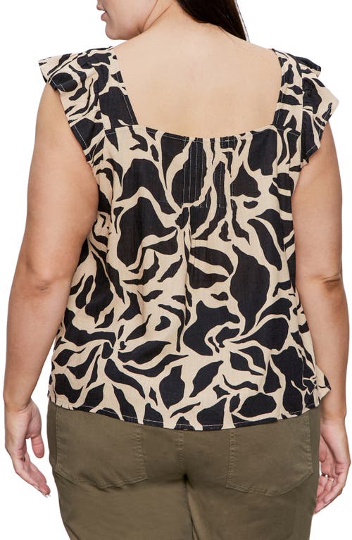 Sanctuary The Time Off Flutter Sleeve Button-up Top