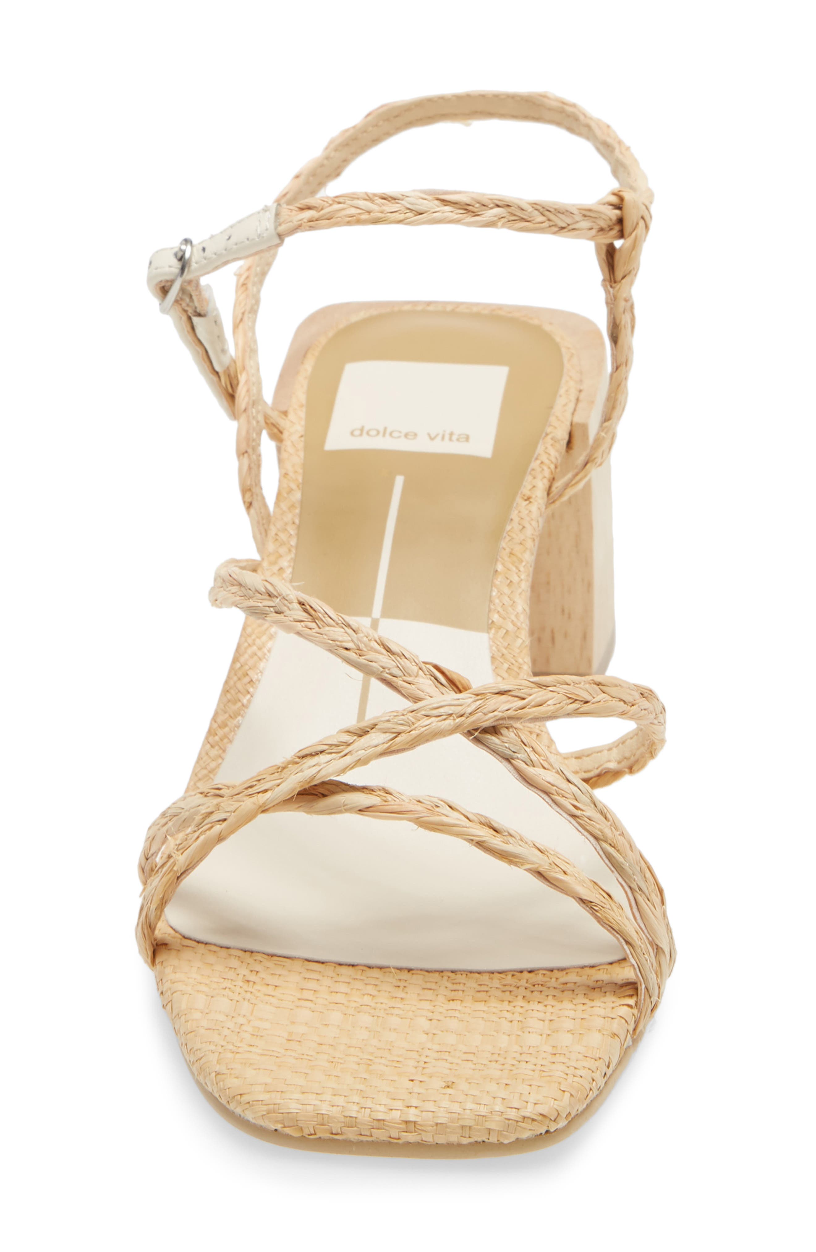 Zayla Block Heel Sandal, Alternate, color, LIGHT NATURAL RAFFIA