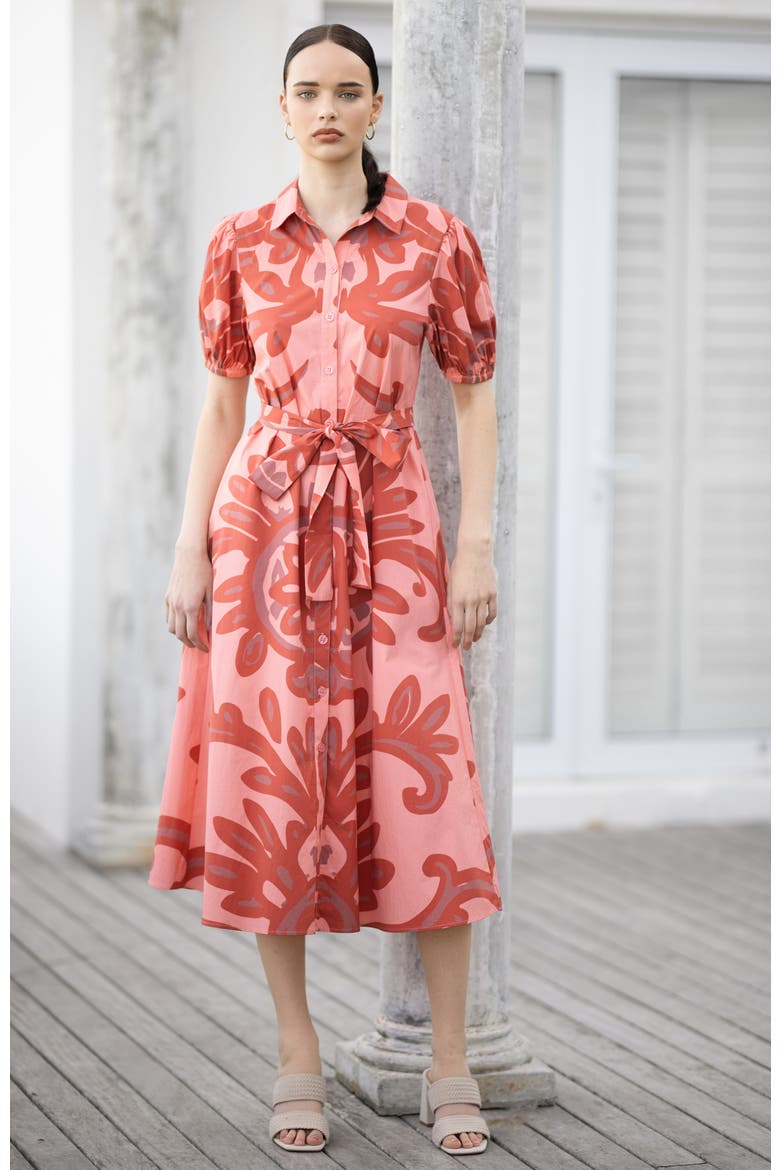 Selma Button Up Dress Elia, Alternate, color, Elia Rose