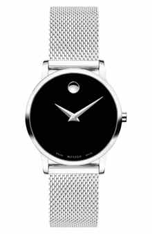 Movado Museum Mesh Strap Watch, 28mm