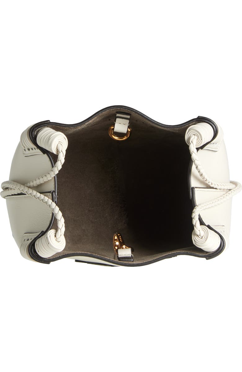 Etro Extra Small Libra Leather Crossbody Bag, Alternate, color, Bianco Latte