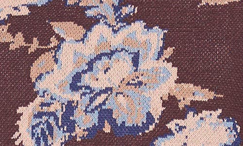 Vince Camuto Floral Jacquard Sweater In Gold