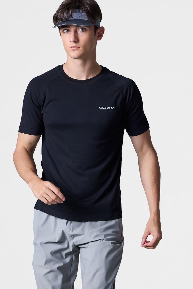 Tech Merino Light Weight Daily Tee, Alternate, color, Black