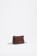Bimba y Lola Micro Leather Crossbody Bag