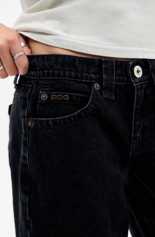 Bdg Urban Outfitters Kayla Wide Leg Jeans In Black