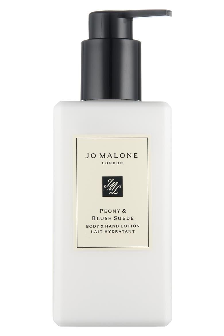 Peony & Blush Suede Body & Hand Lotion, Main, color, NO COLOR
