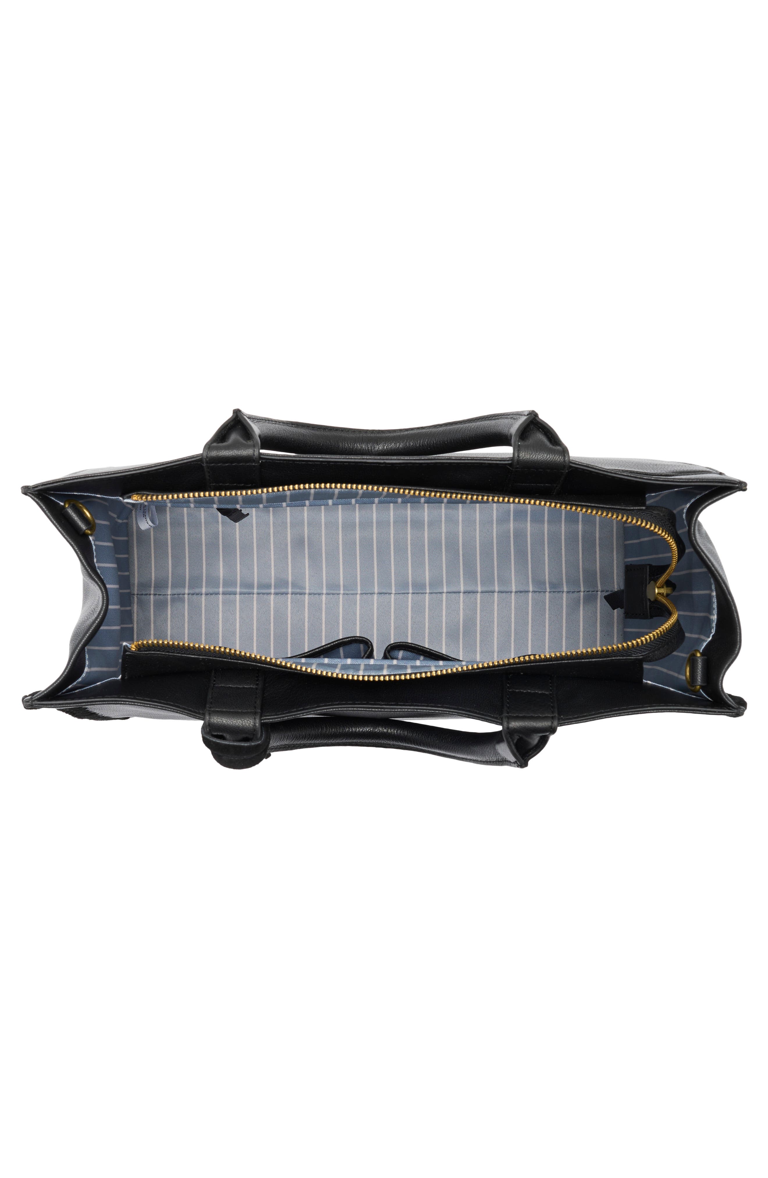 Lucky Brand Vall Tote Bag, Alternate, color, Black Suede