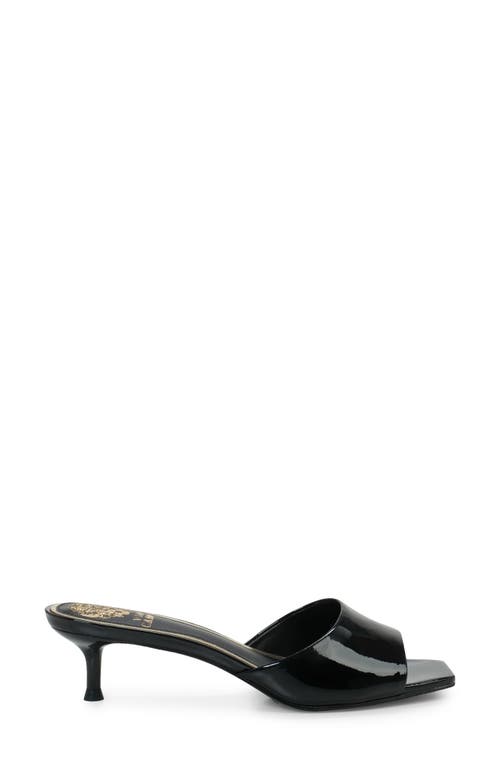 Vince Camuto Faiza Sandal In Black Patent