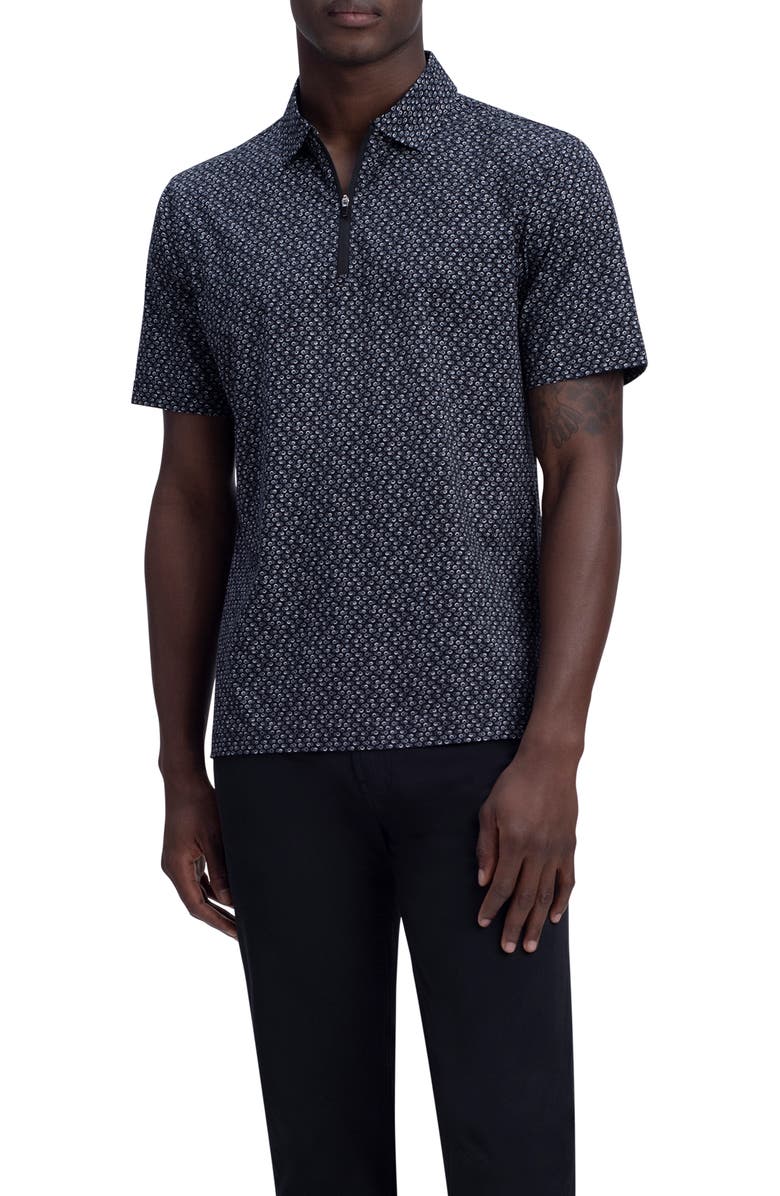 Bugatchi OoohCotton<sup>®</sup> Print Polo, Alternate, color, 