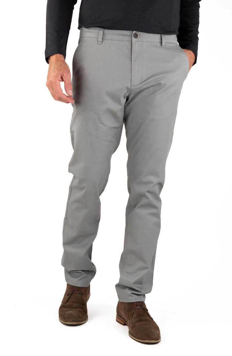 Tailor Vintage Straight Leg Stretch Cotton Twill Chino Pants, Main, color, Skyrocket