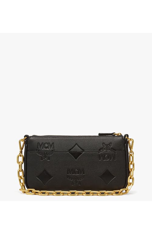 Mcm Aren Chain Crossbody In Black
