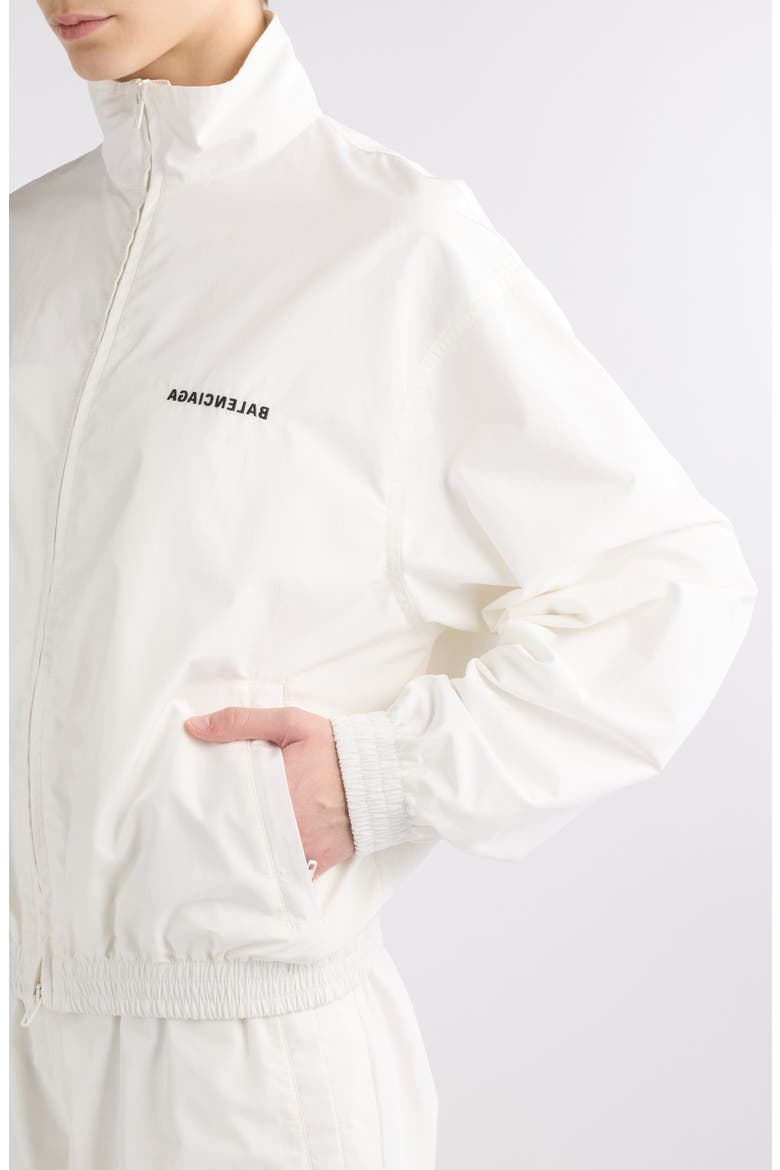Mirror Logo Track Jacket, Alternate, color, 9000 WHITE