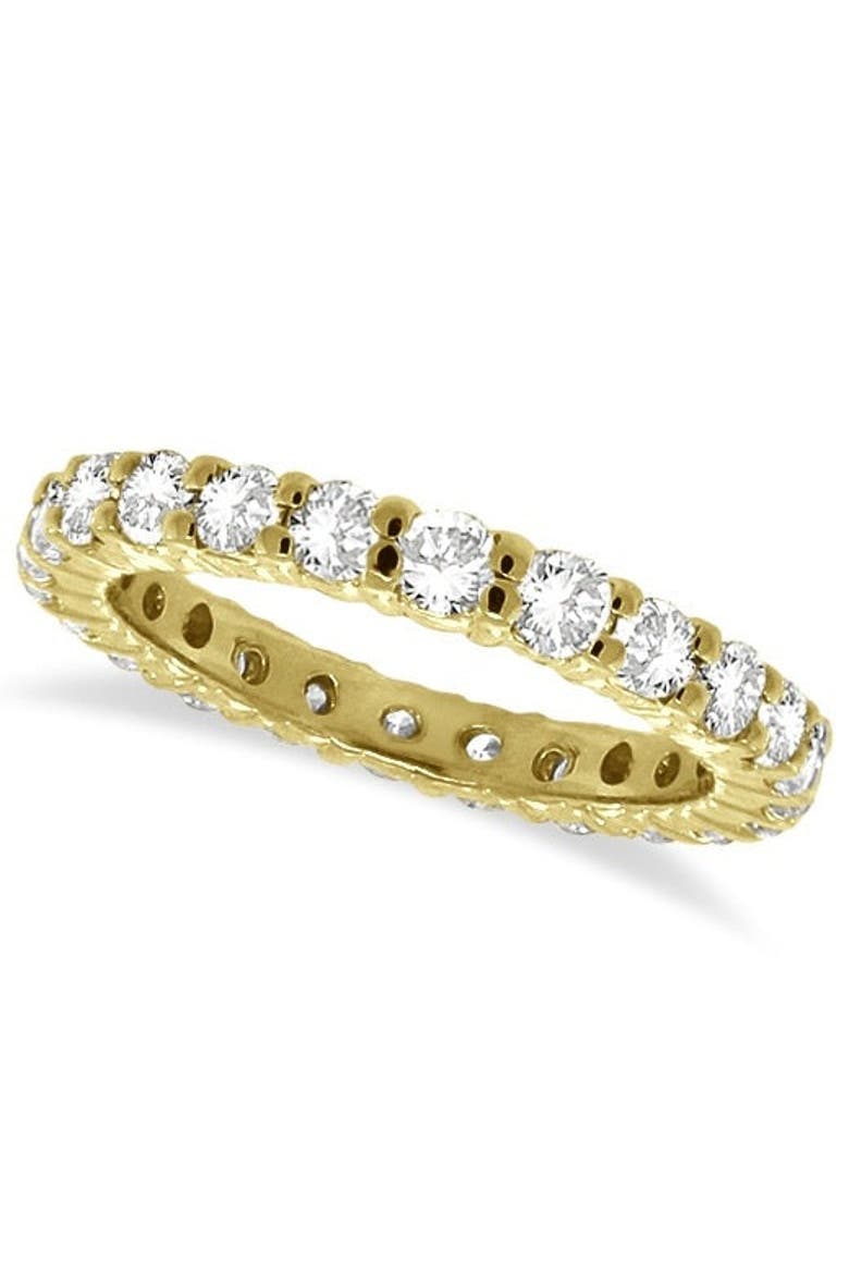 Diamond Eternity Ring Wedding Band 14k, Main, color, 1.07ct/Yellow Gold