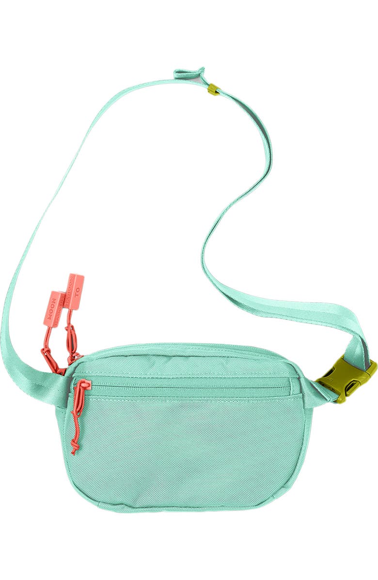 Baboon to the Moon Fannypack Mini 1.5L, Alternate, color, Aqua Drift