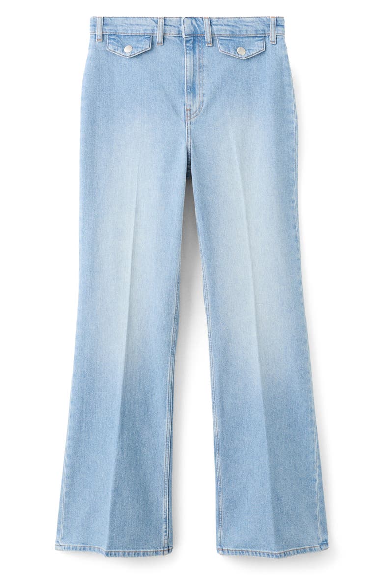 Flap Pocket Jeans, Alternate, color, MEDIUM BLUE