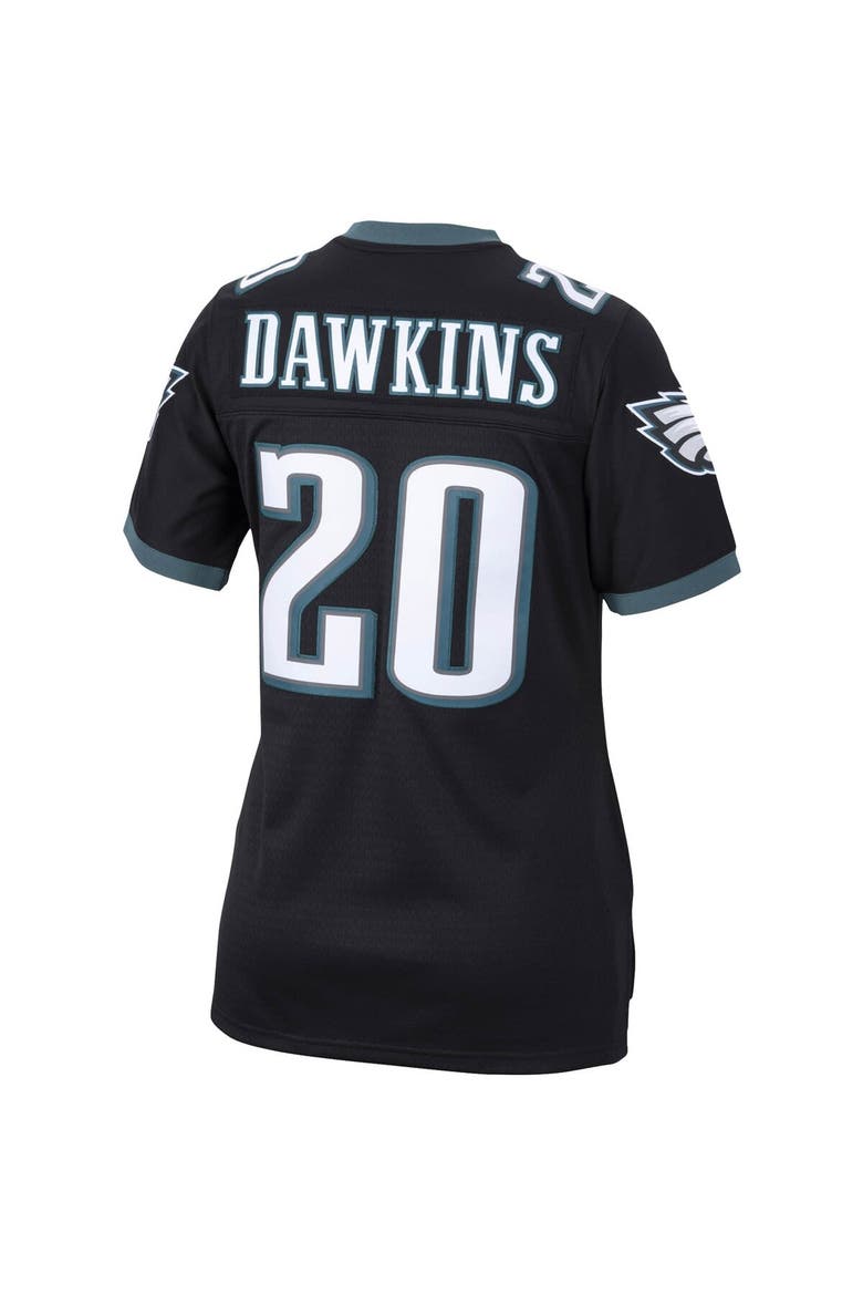 Women's Mitchell & Ness Brian Dawkins Black Philadelphia Eagles Legacy Replica Team Jersey, Alternate, color, Black