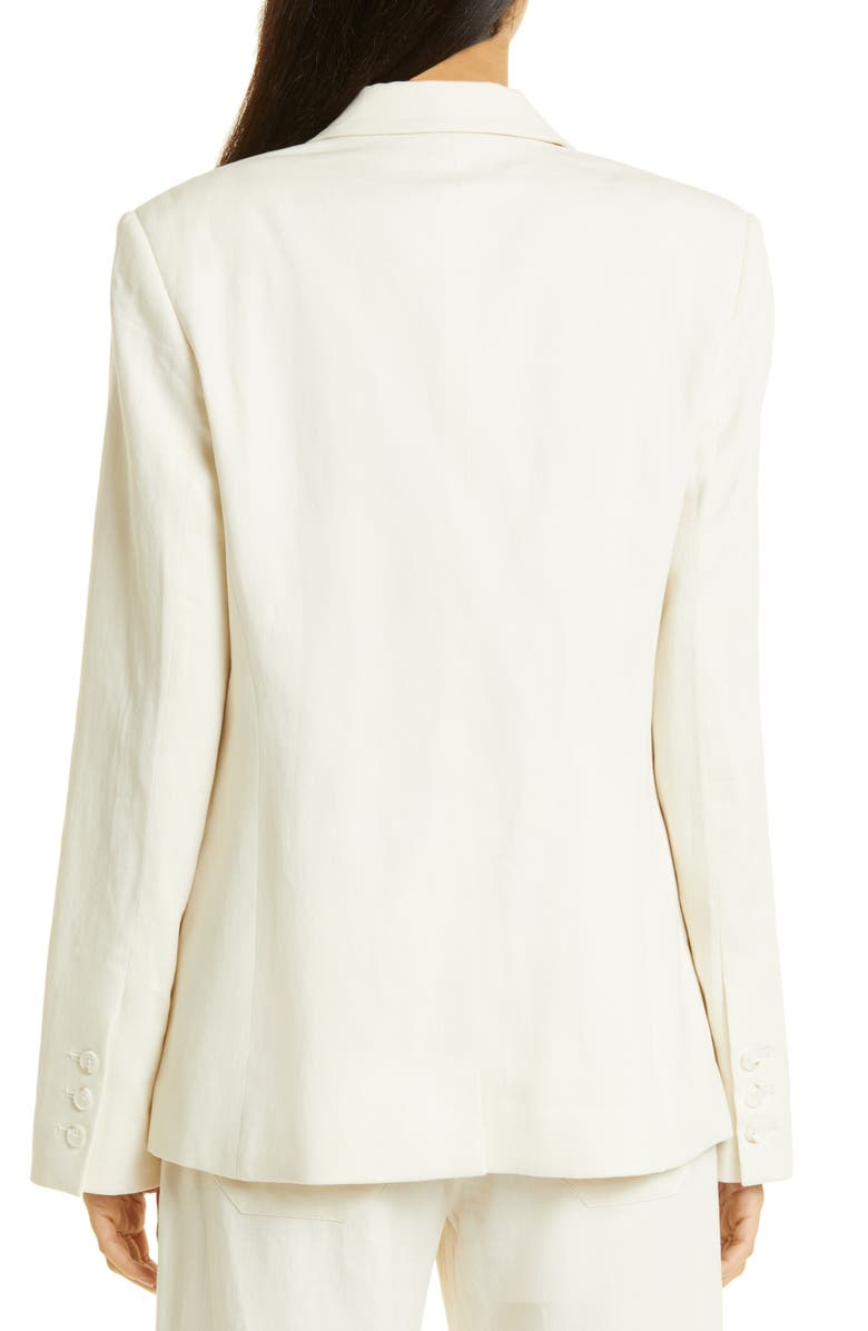 TWP The Husband Two-Button Blazer, Alternate, color, Bone