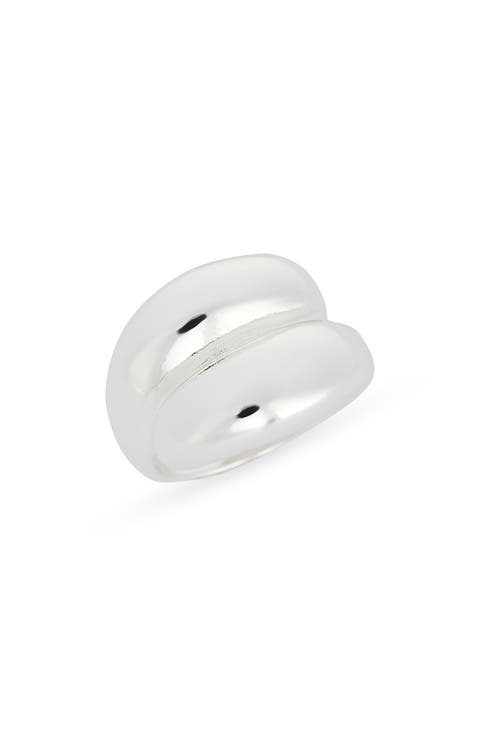Ridged Statement Ring