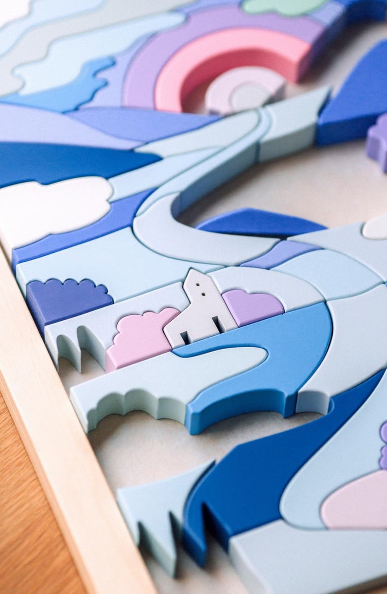 EGUCHI Sunset Wood Puzzle, Alternate, color, 