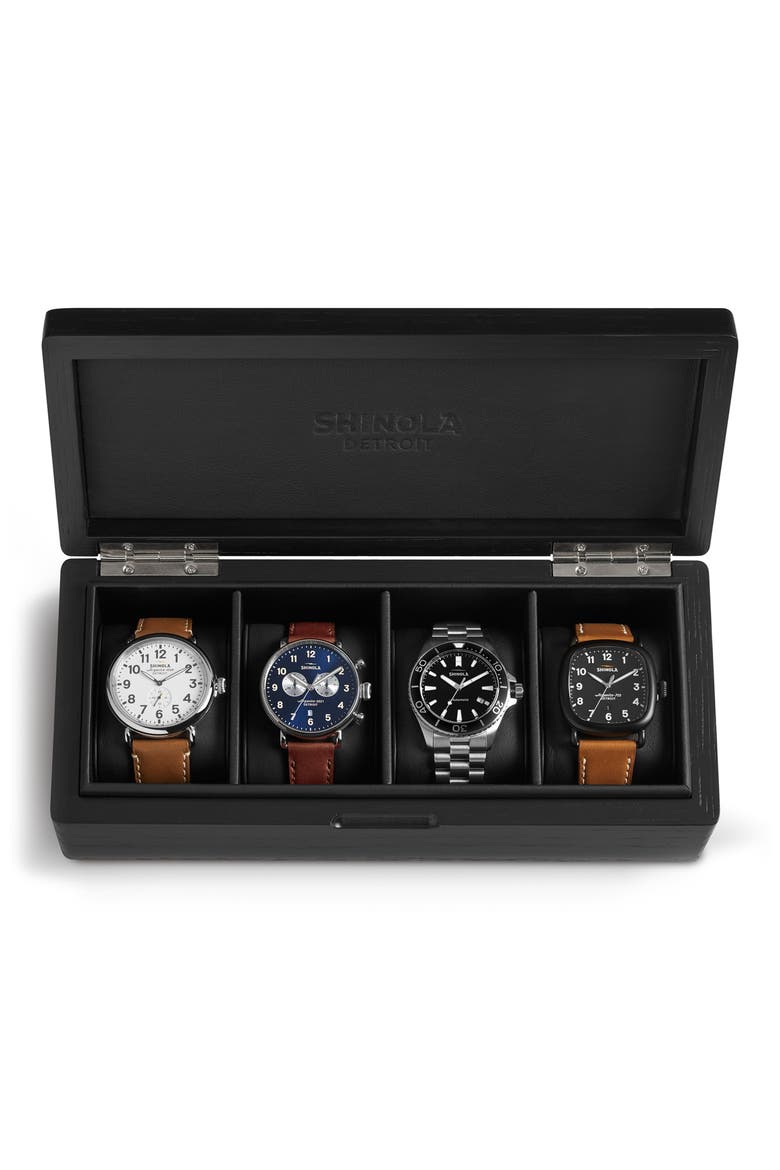 Watch Collector's Box, Alternate, color, BLACK/BLACK