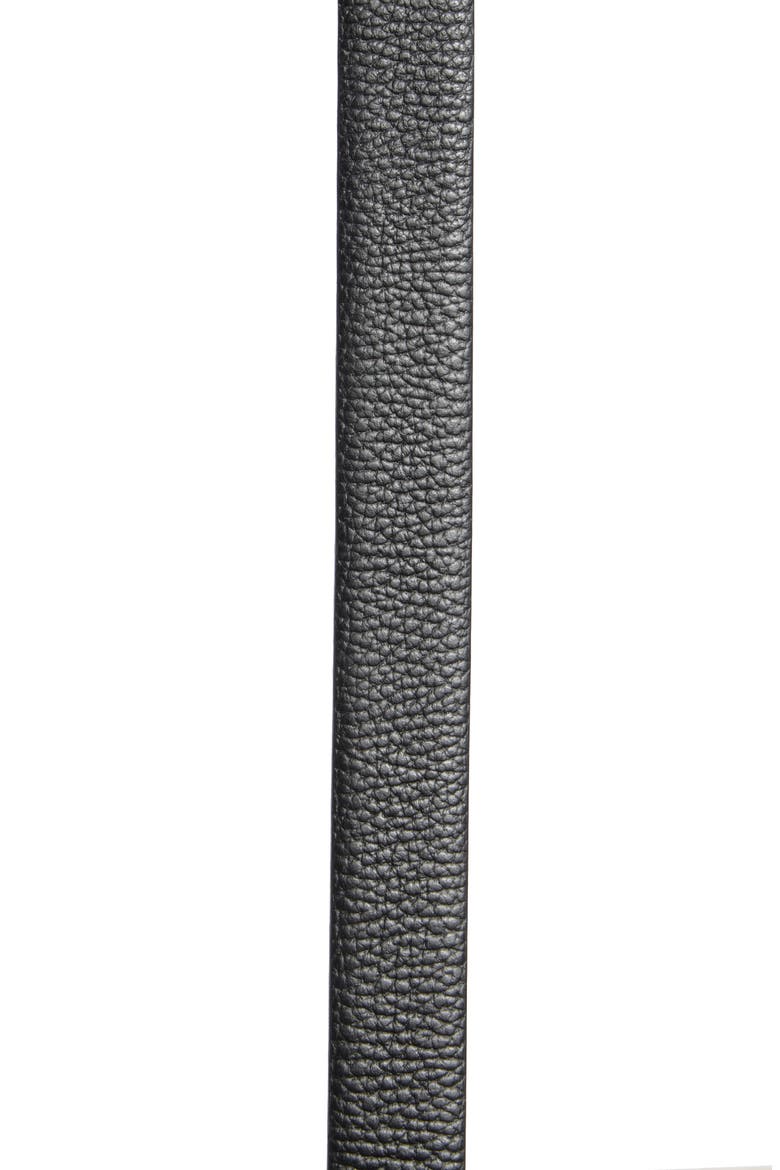 Madison Leather Belt, Alternate, color, BLACK