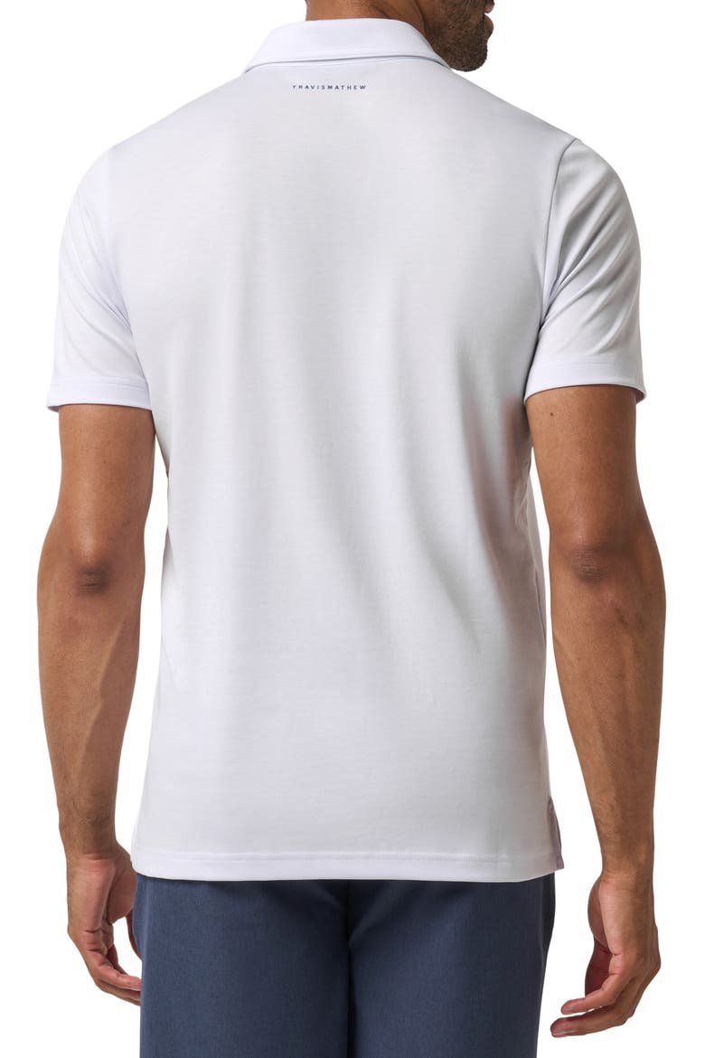 All Day Drift Chest Stripe Polo, Alternate, color, WHITE