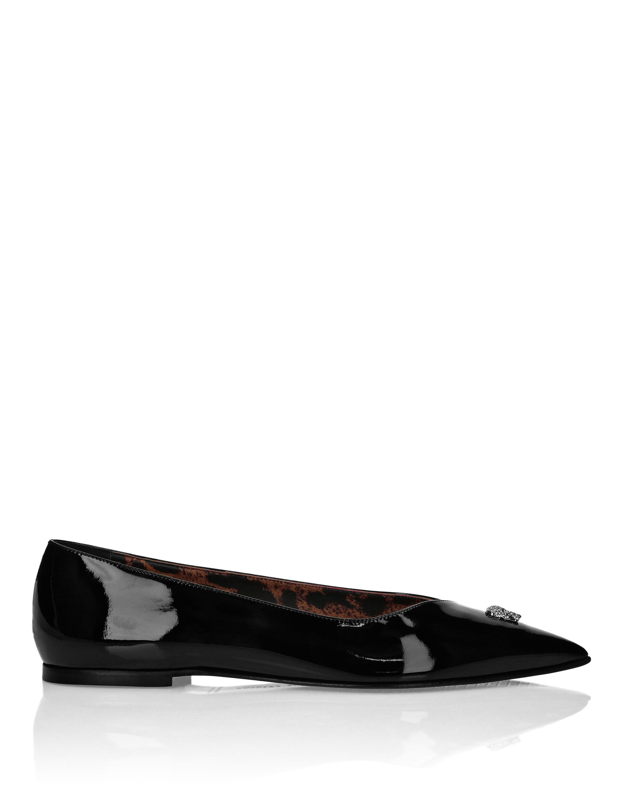 Ballet Flats Skull Women, Alternate, color, black