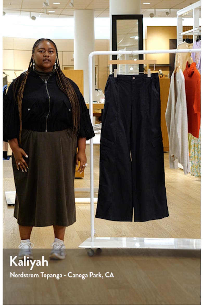 Wide Leg Cargo Pants video