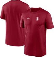 Nike Men's Nike Cardinal Stanford Cardinal 2025 Sideline Small Logo Legend Performance T-Shirt