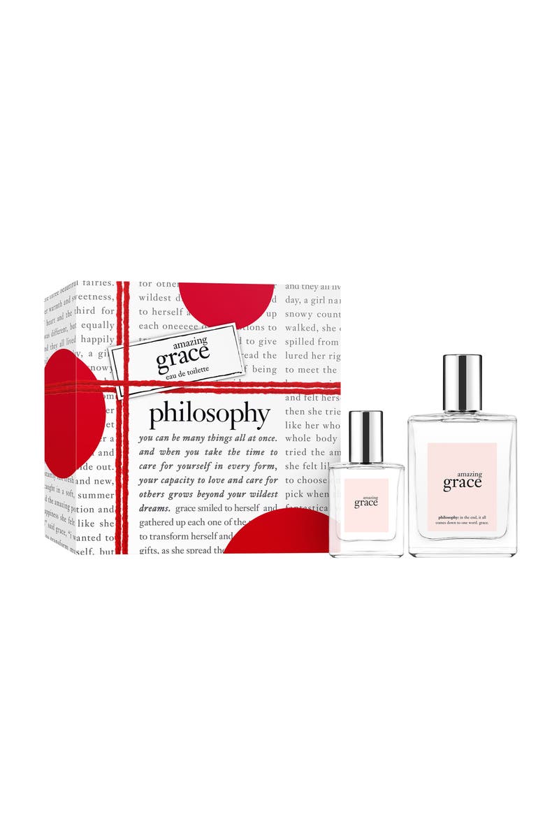 philosophy women's 2-pc amazing grace eau de toilette holiday gift set (Limited Edition) $93 Value, Main, color, 