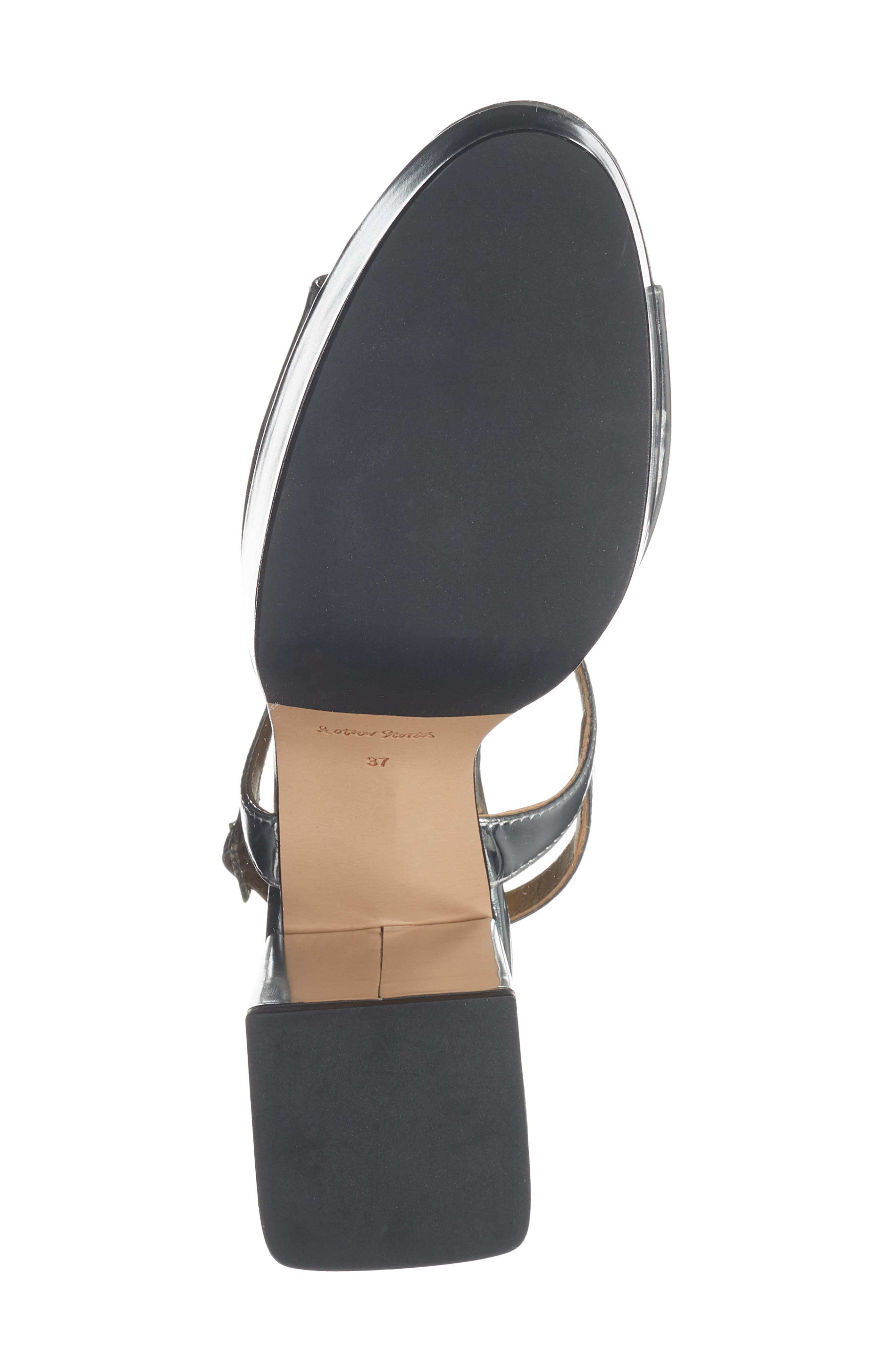 & Other Stories Hortense Platform Sandal, Alternate, color, Silver