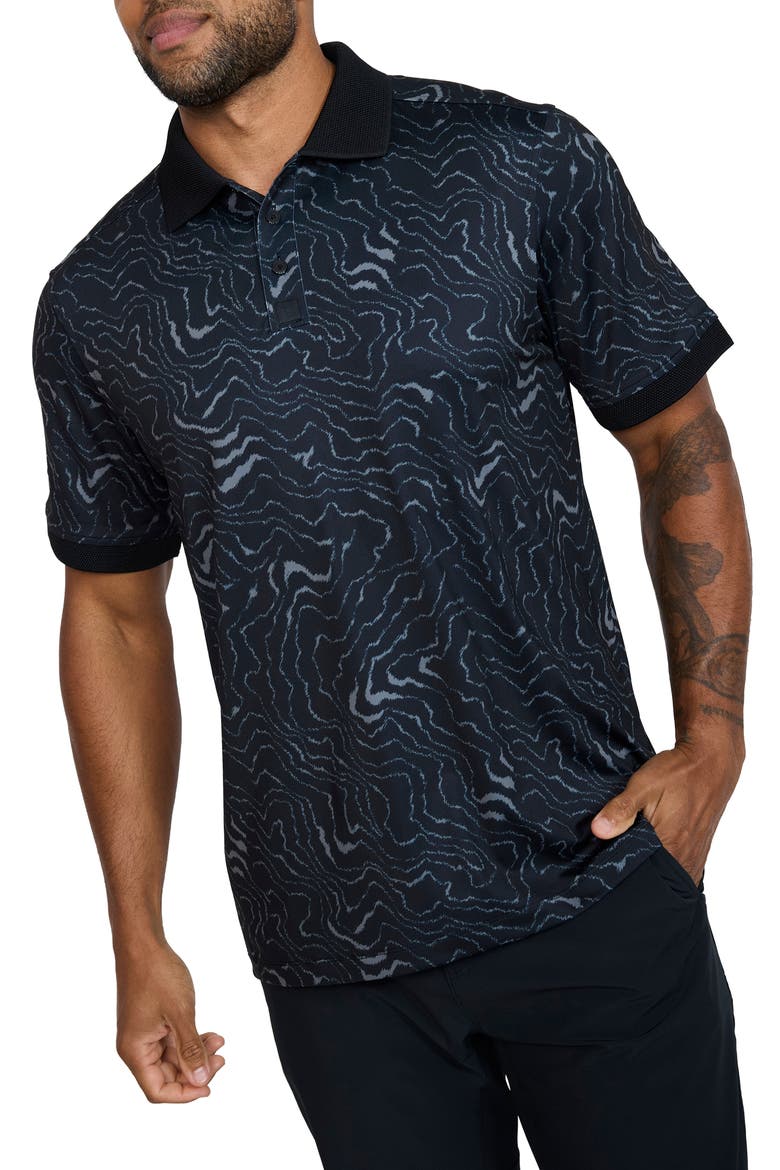 Ridge Performance Polo, Alternate, color, RAVE RUNNER - BLACK