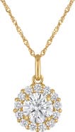 FZN 14K Gold Lab Grown Diamond Pendant Necklace