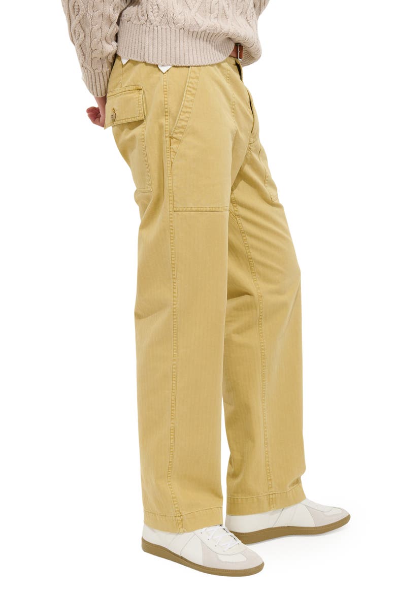 Cotton Herringbone Field Pants, Alternate, color, BEESWAX