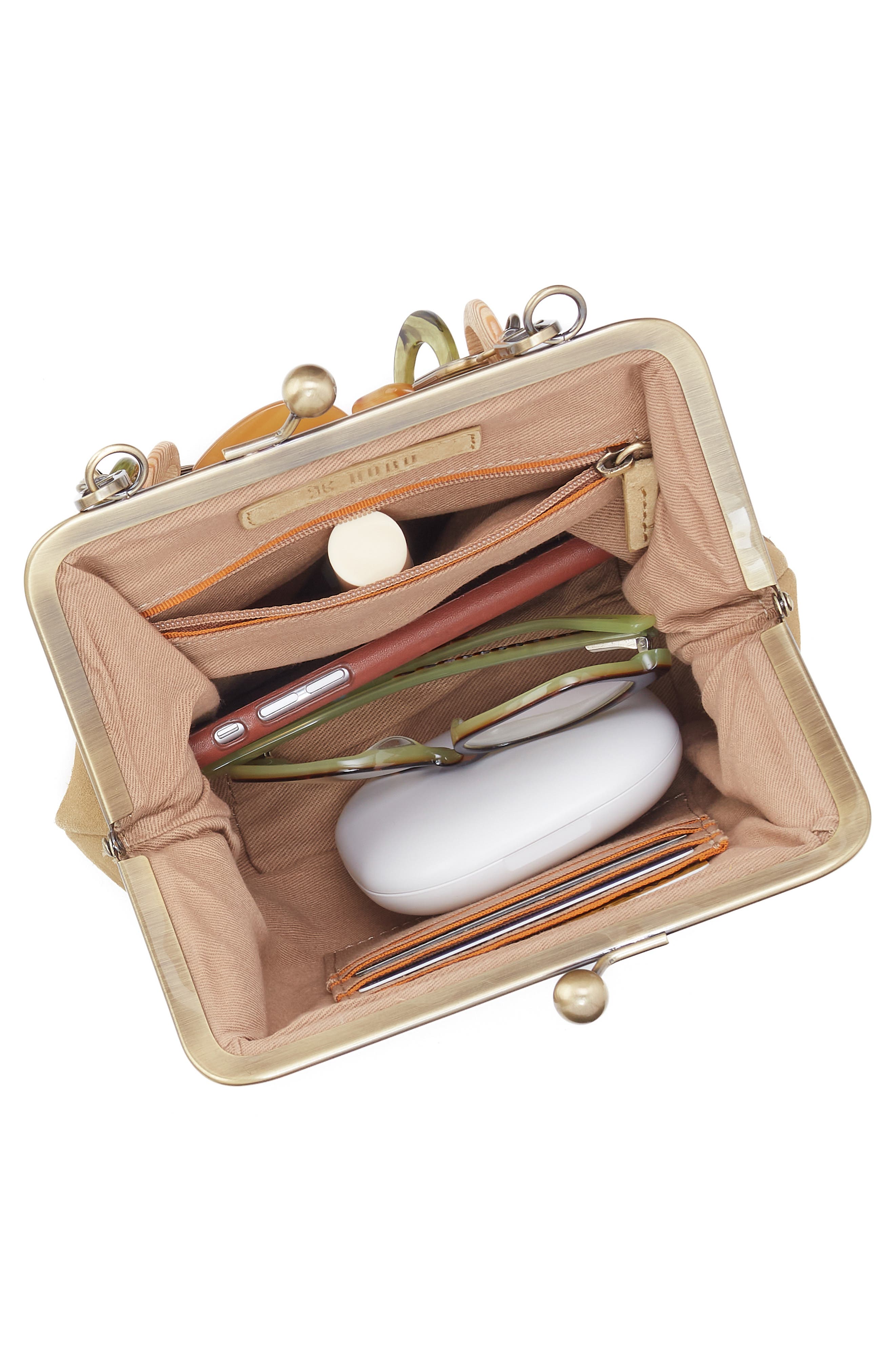 HOBO Alba Suede Crossbody Bag, Alternate, color, Twilight Fern