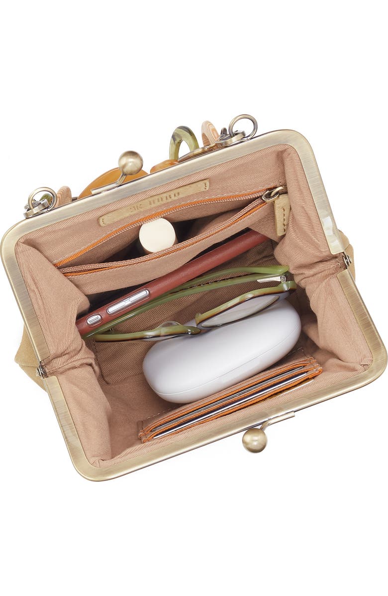 HOBO Alba Suede Crossbody Bag, Alternate, color, Twilight Fern