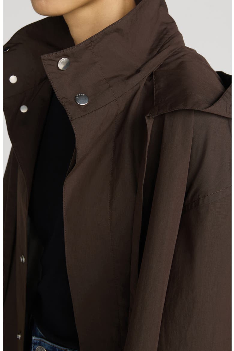 The Cropped Canopy Jacket, Alternate, color, ASH BROWN