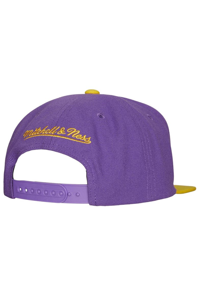 Mitchell & Ness Men's Mitchell & Ness Purple/Gold LSU Tigers 2-Tone 2.0 Snapback Hat, Alternate, color, 