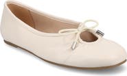Journee Collection Callee Keyhole Square Toe Flat