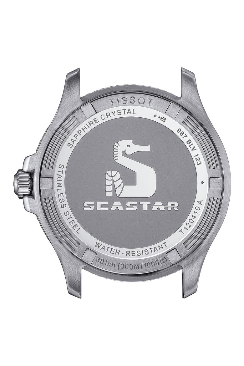 Seastar 1000 Bracelet Watch, 40mm, Alternate, color, GREY
