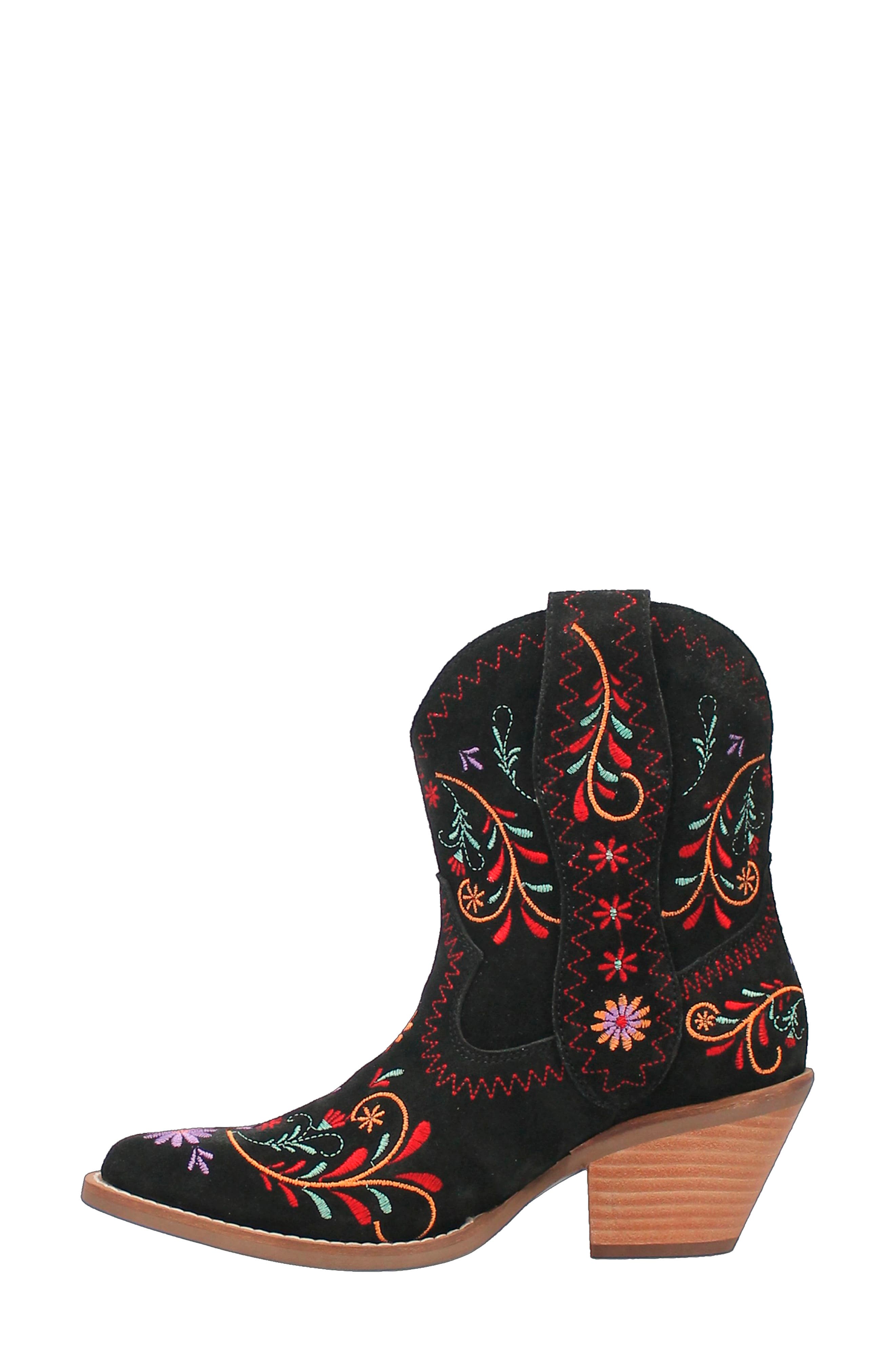 Dingo Sugar Bug Embroidered Western Boot, Alternate, color, 