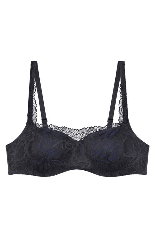 Triumph Body Makeup Illusion Lace Balconette Bra In Black